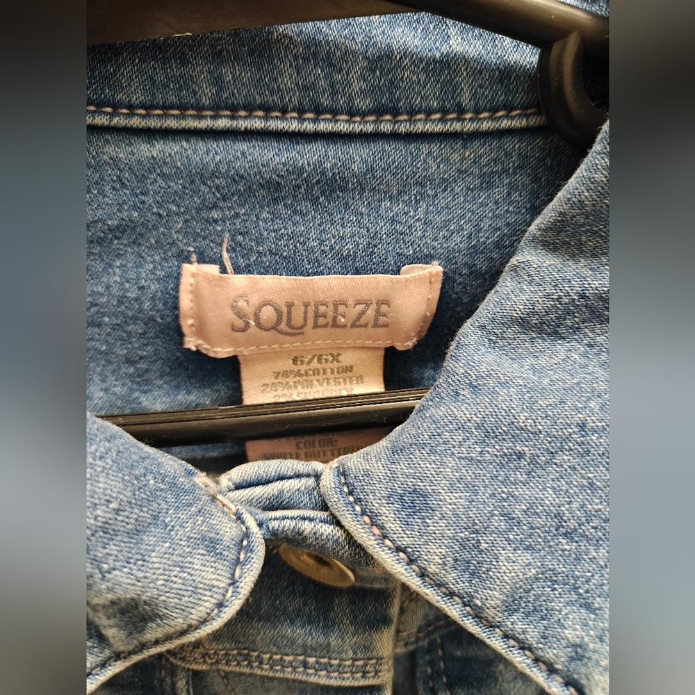 Jean jacket toddler girl 6 - Picture 2 of 4